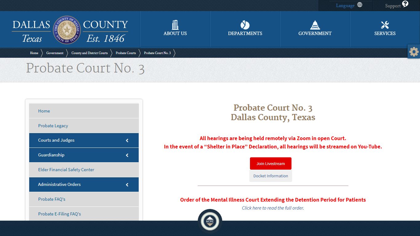 Probate Court No. 3 - Dallas County